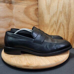 Cole Haan Buckland Mens Black Penny Loafers Dress Shoes Size 12